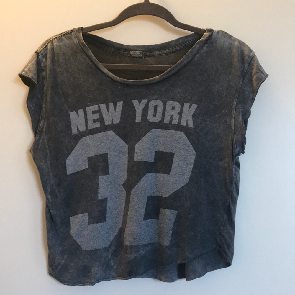 John Galt Brandy Melville Grunge Washed Tee